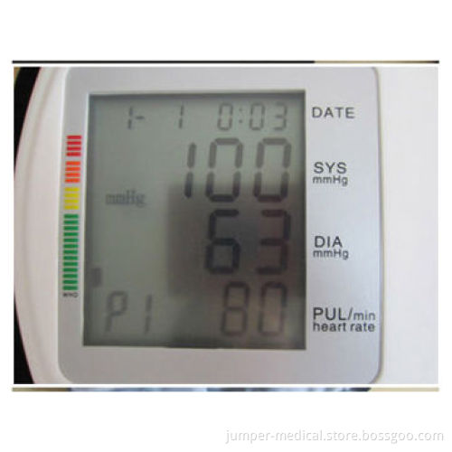 Electronic Sphygmomanometer with Large LCD Display with Irregular Heartbeat Indication